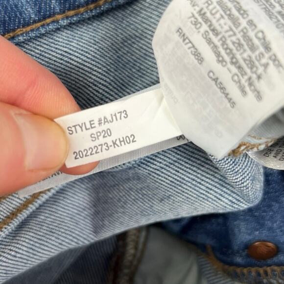 Madewell 9" Mid-Rise Skinny Crop Jeans: Button-Front TENCEL Denim Size 29 - Picture 7 of 9